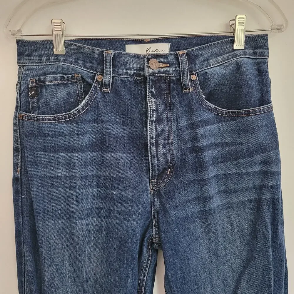 KanCan Dixon Ultra High Rise 90's Boyfriend Jeans Ripped Distressed Women 7/27